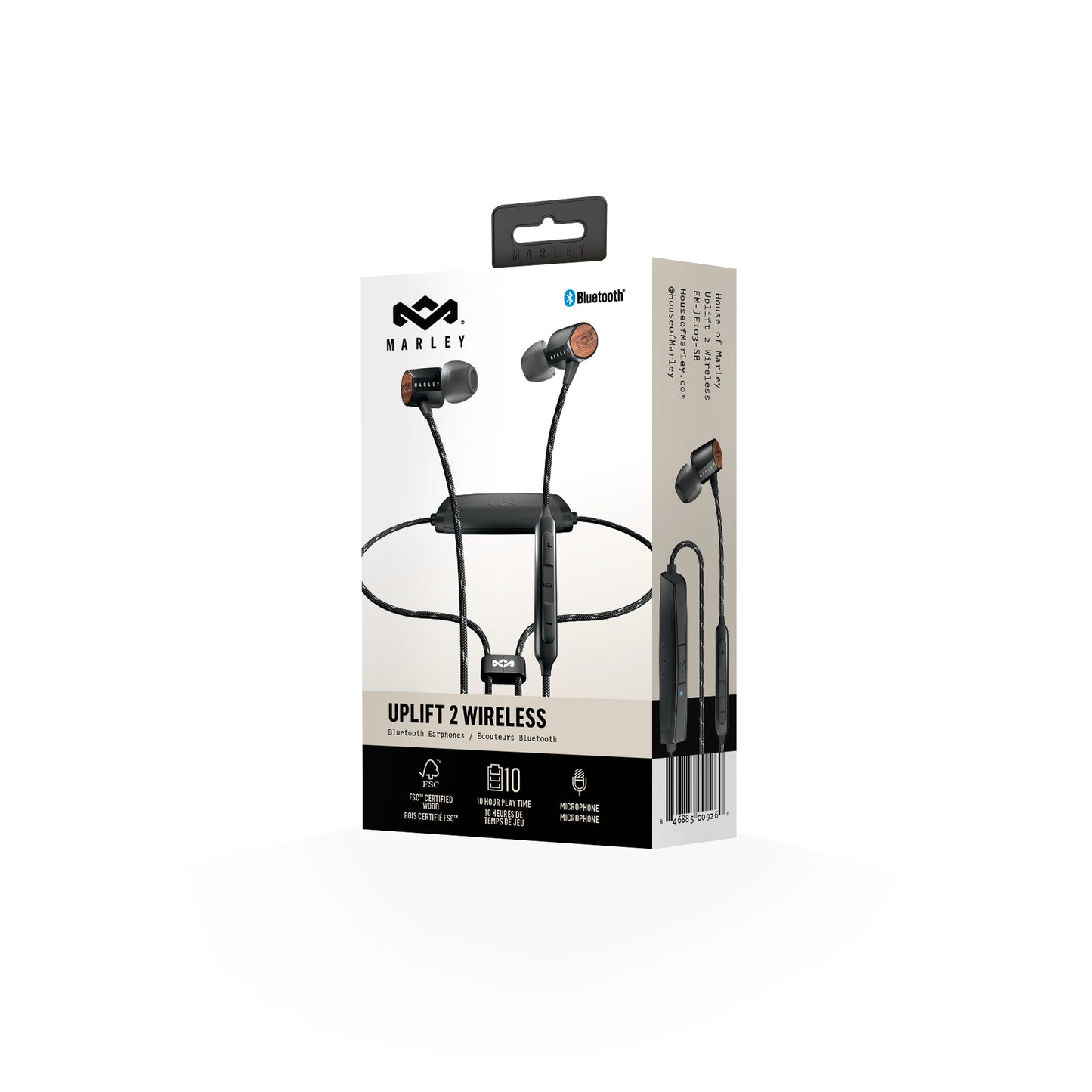 Uplift 2 wireless langattomat kuulokkeet - musta | House of Marley