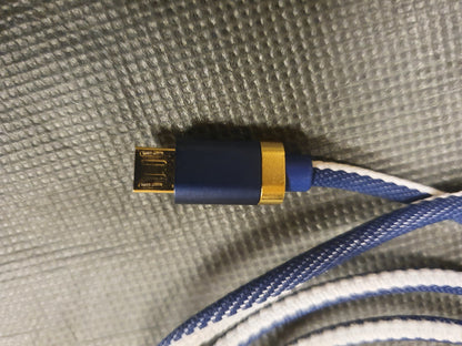 Micro-USB latausjohto sininen